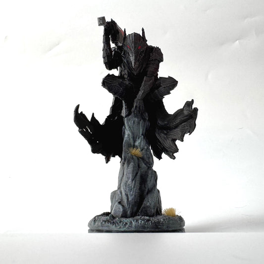 Berserk Guts Figurine from timeless anime - Giant Bloody Sword with Wolf Mask