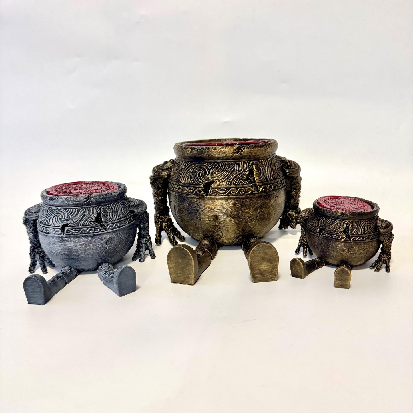 Alexander Pot Iron Fist Companion from Elden Ring with articulated legs.