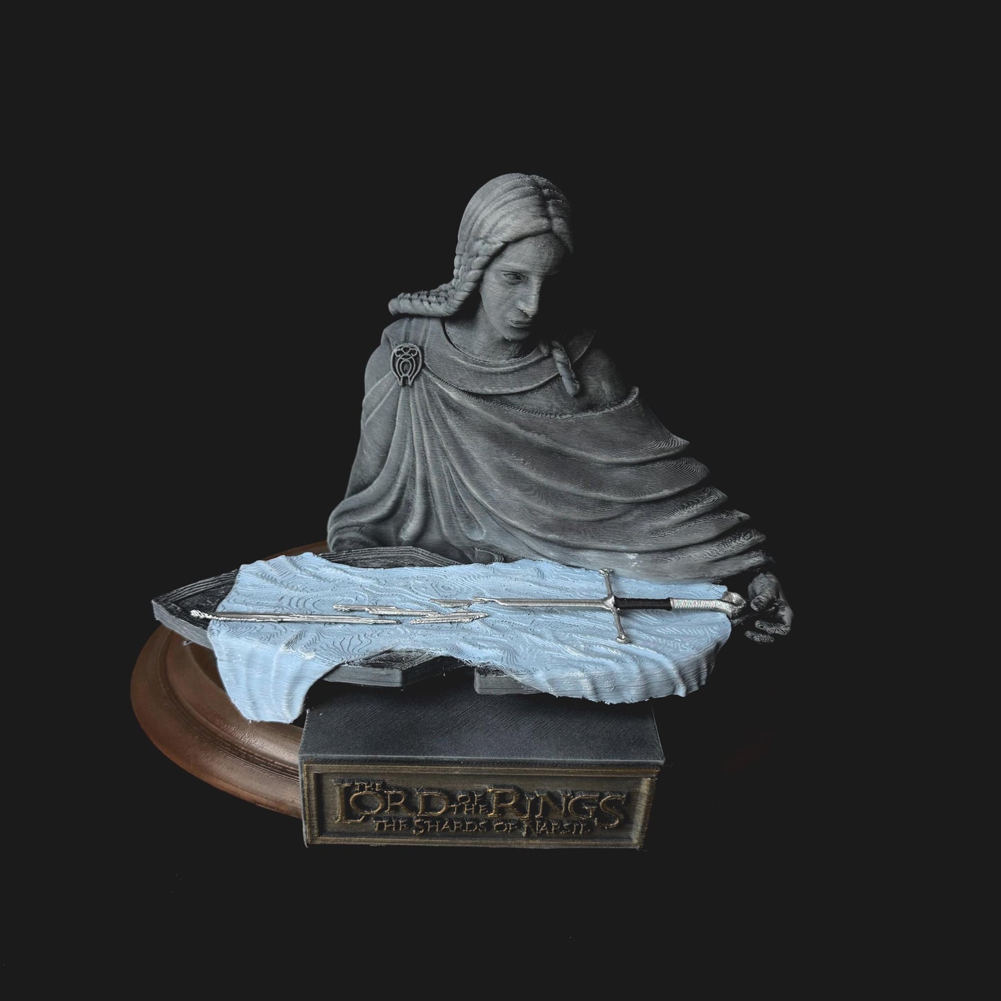 Hand-Painted Shards of Narsil Replica - Lord of the Rings Collectible