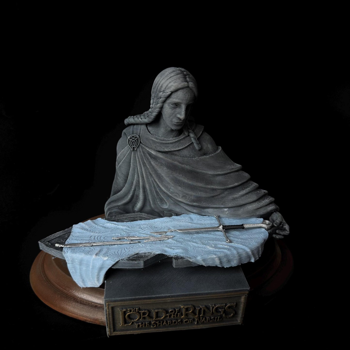 Hand-Painted Shards of Narsil Replica - Lord of the Rings Collectible