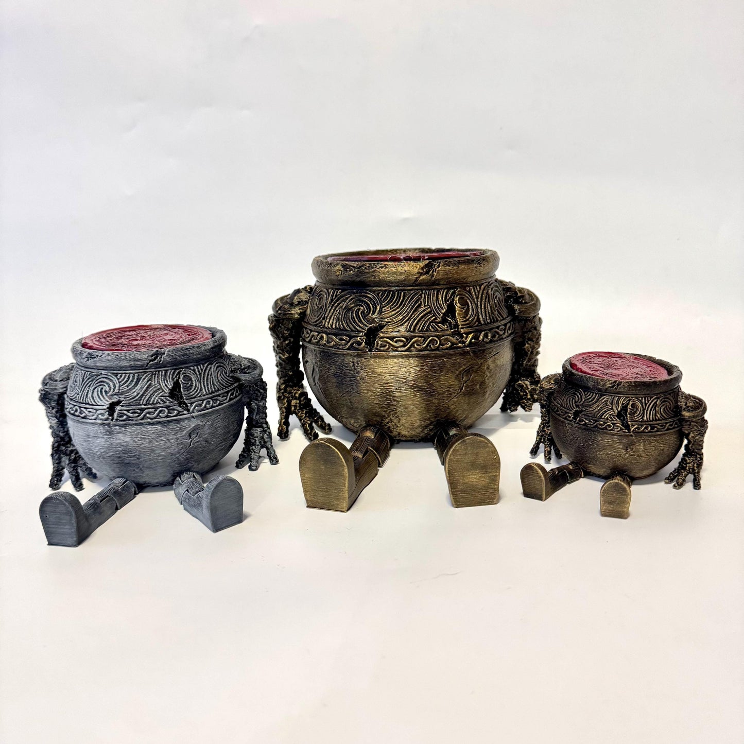 Alexander Pot Iron Fist Companion from Elden Ring with articulated legs.