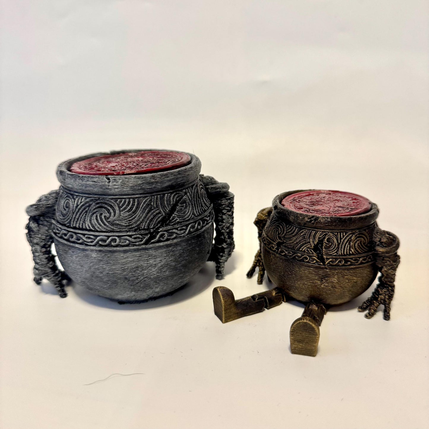 Alexander Pot Iron Fist Companion from Elden Ring with articulated legs.