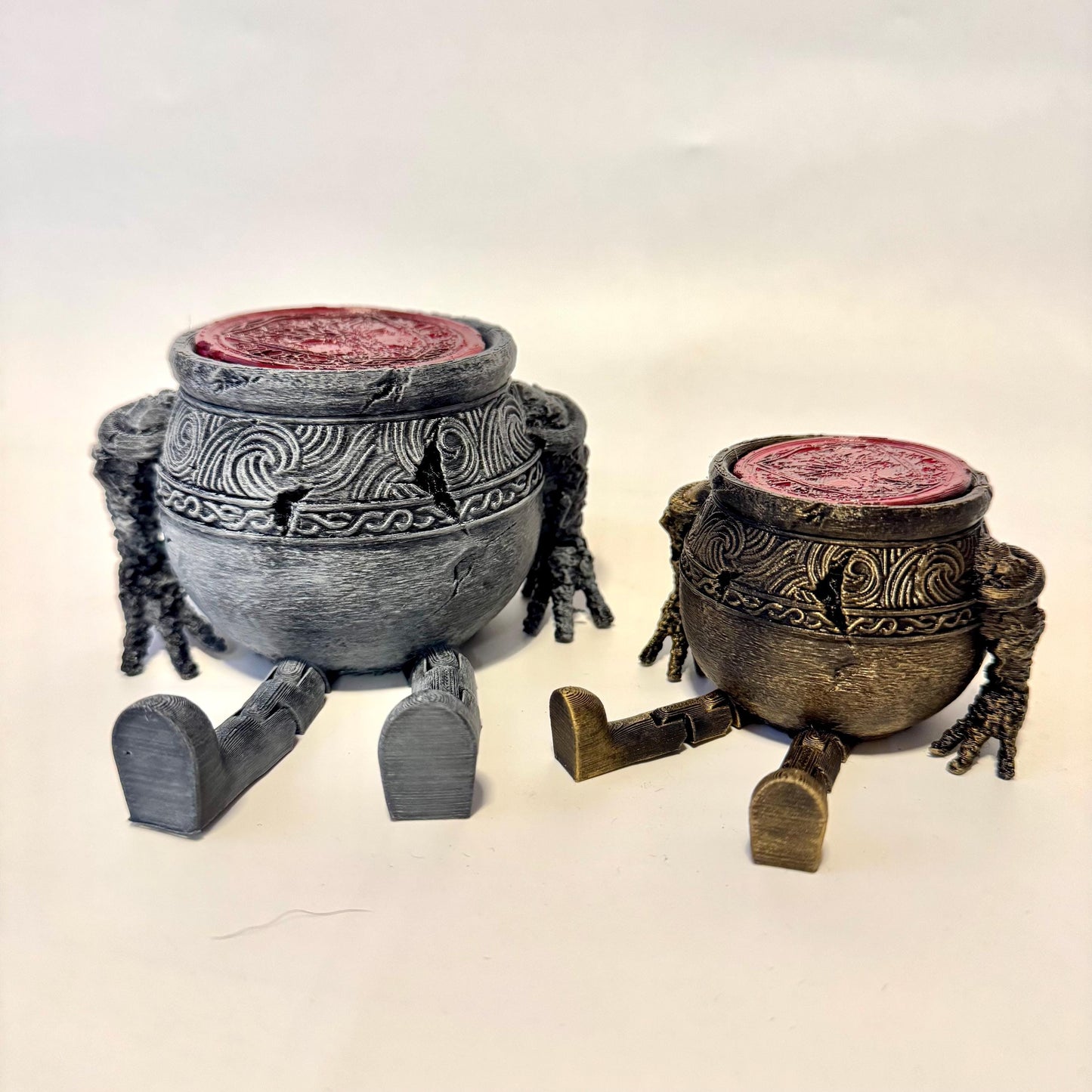 Alexander Pot Iron Fist Companion from Elden Ring with articulated legs.