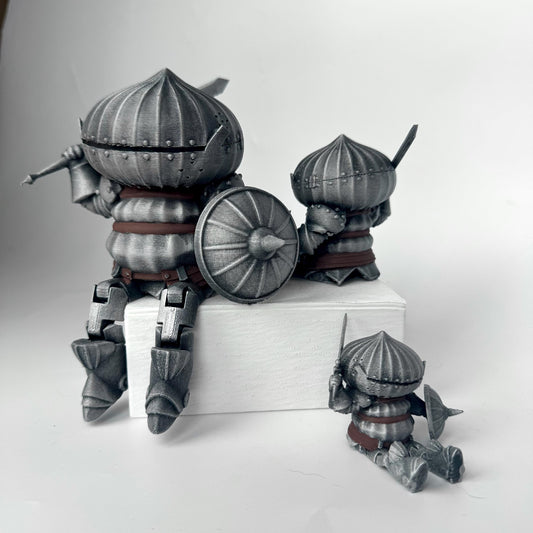 Onion Knight Figurine: Siegmeyer of Catarina - Dark Souls Fan Art
