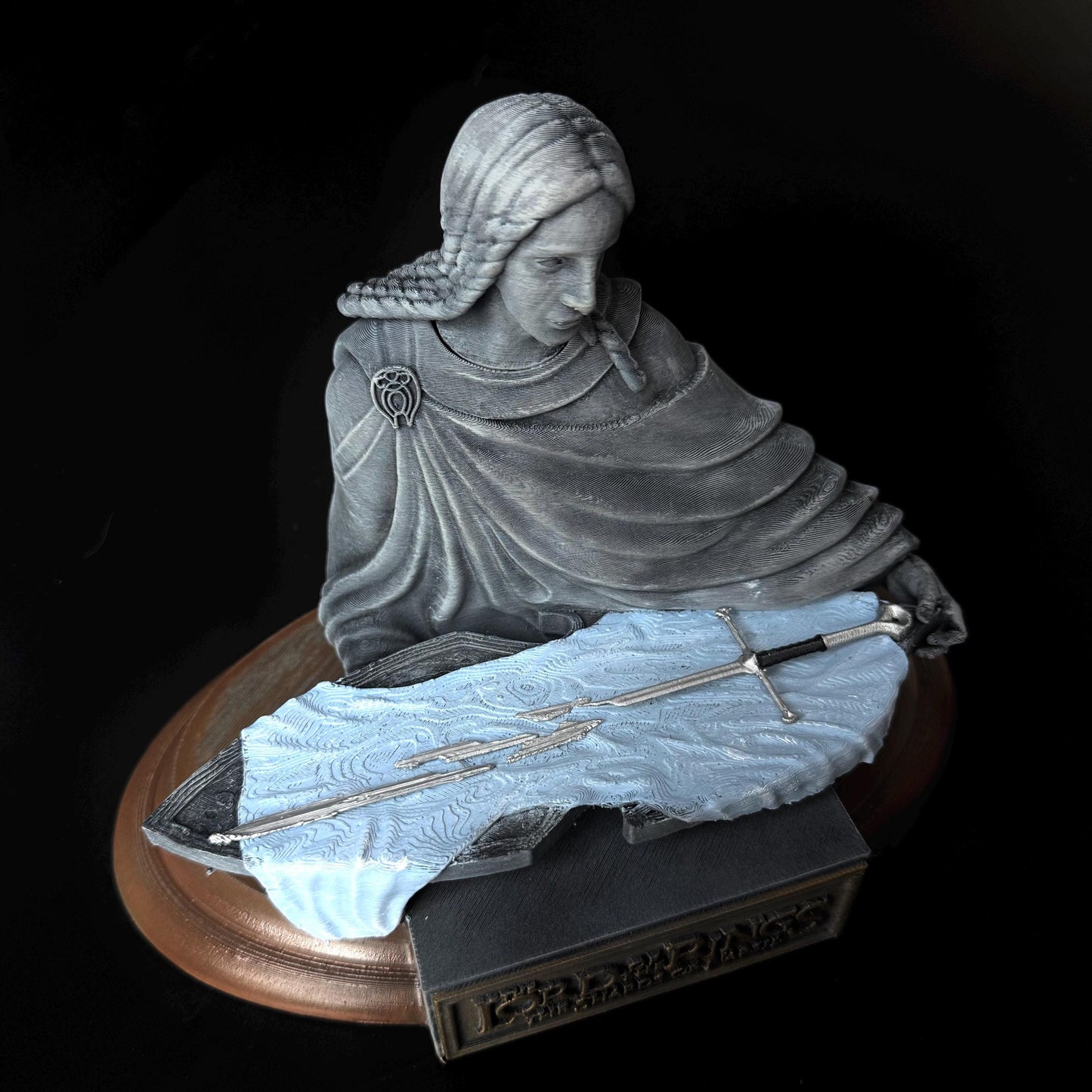Hand-Painted Shards of Narsil Replica - Lord of the Rings Collectible
