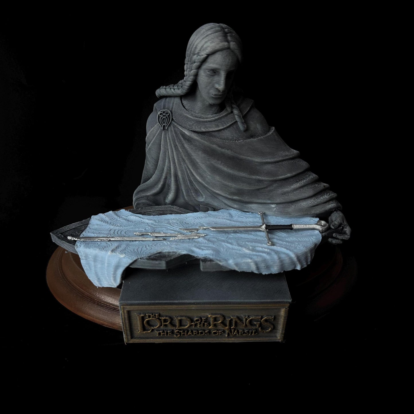 Hand-Painted Shards of Narsil Replica - Lord of the Rings Collectible