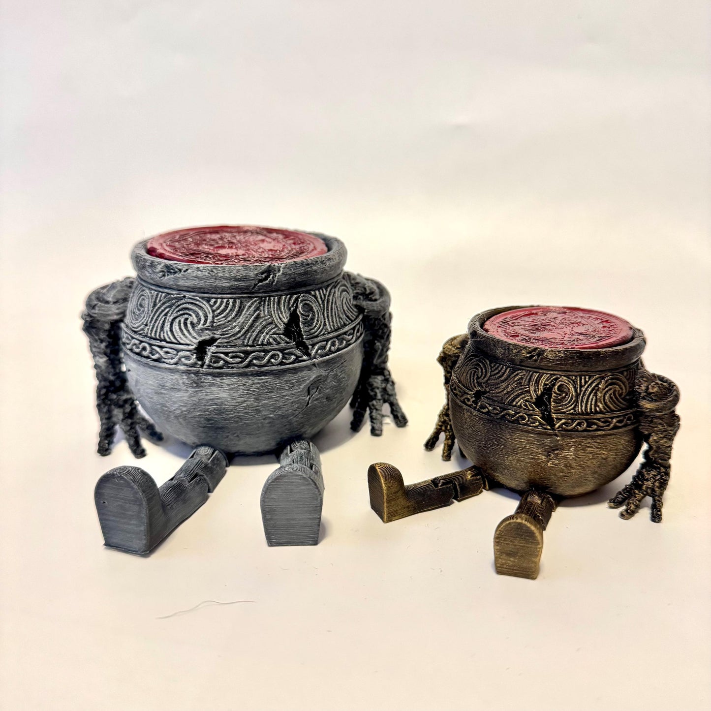 Alexander Pot Iron Fist Companion from Elden Ring with articulated legs.