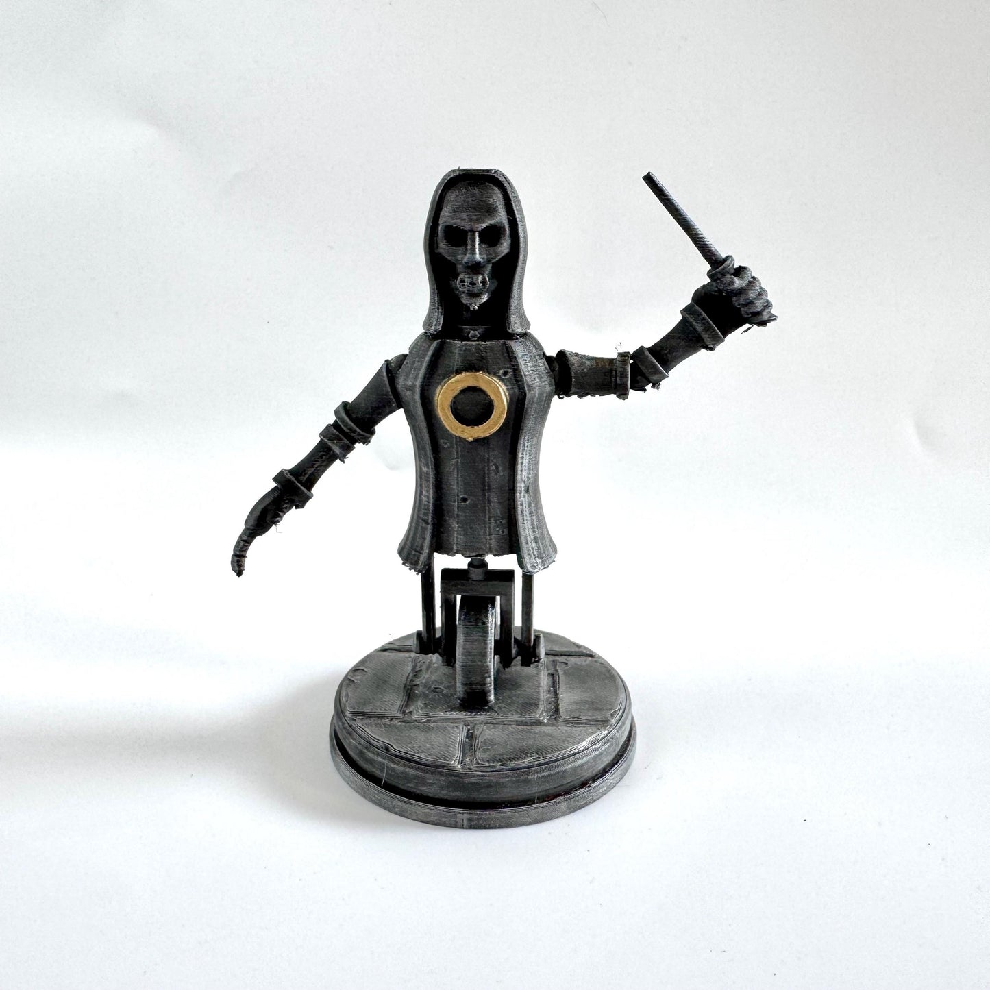 Death Eater Training Dummy | 3D Printed & Hand-Painted | Wizarding World-Inspired Decor | Dark Arts Collectible