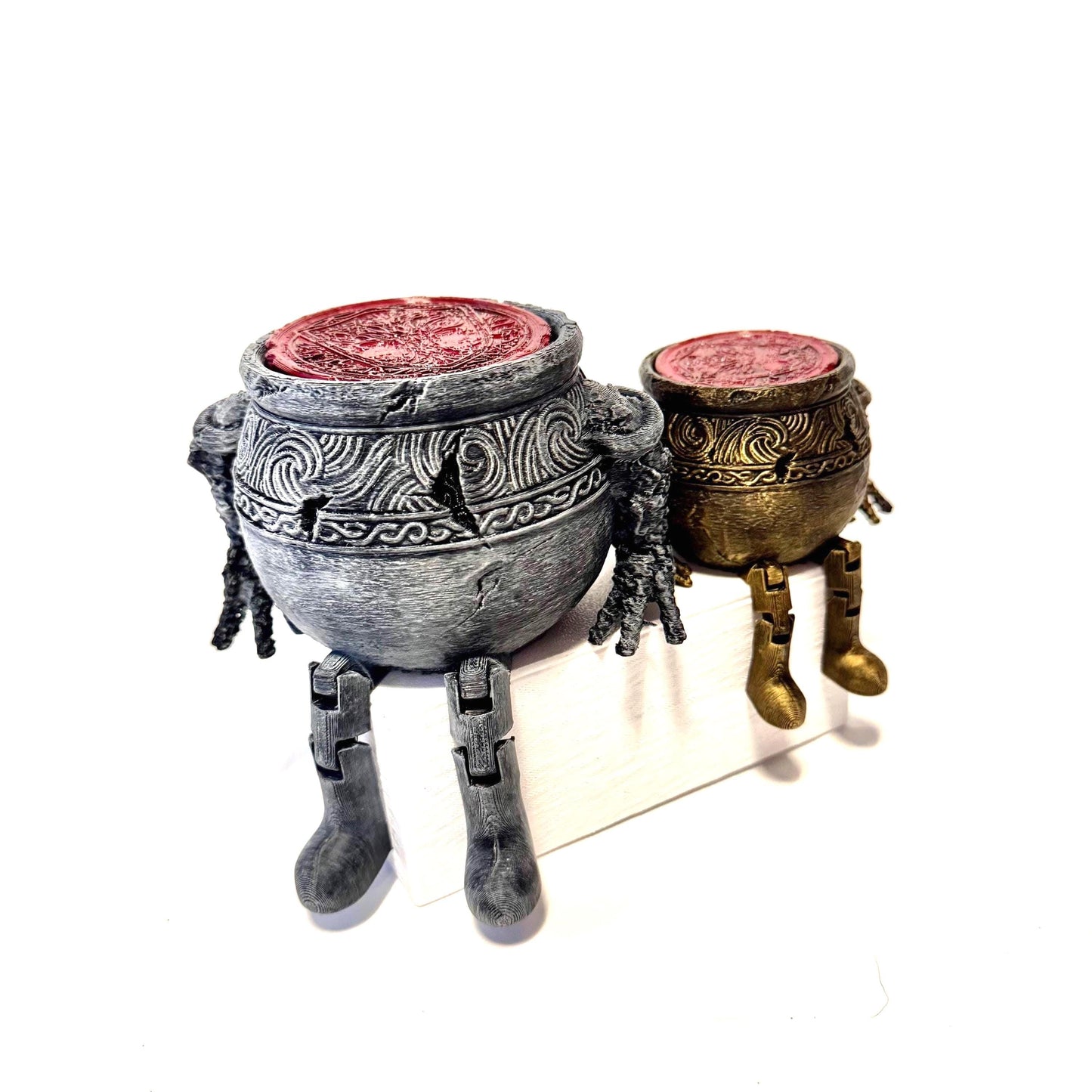 Alexander Pot Iron Fist Companion from Elden Ring with articulated legs.