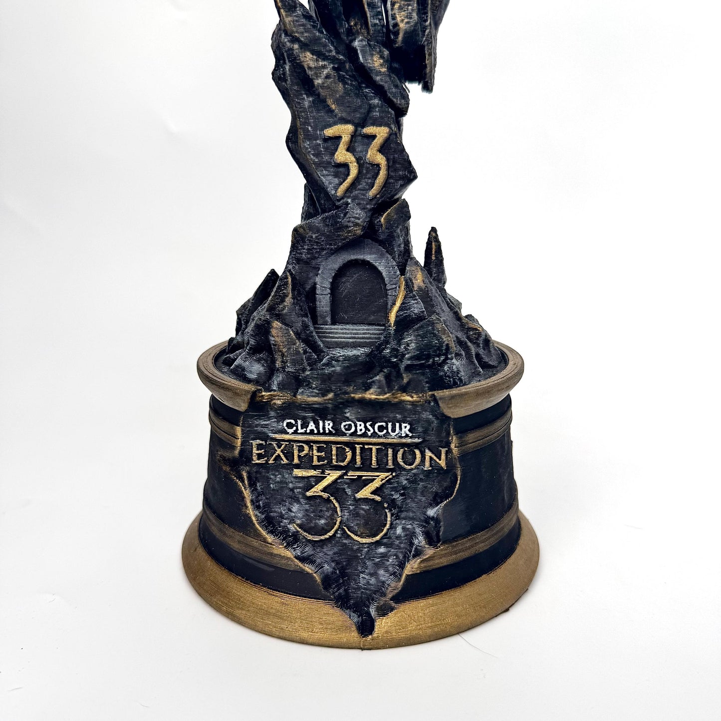 Hand-Painted 3D Printed Monolith Figurine - Clair Obscur Expedition 33 Inspired - Alternative Funart version.