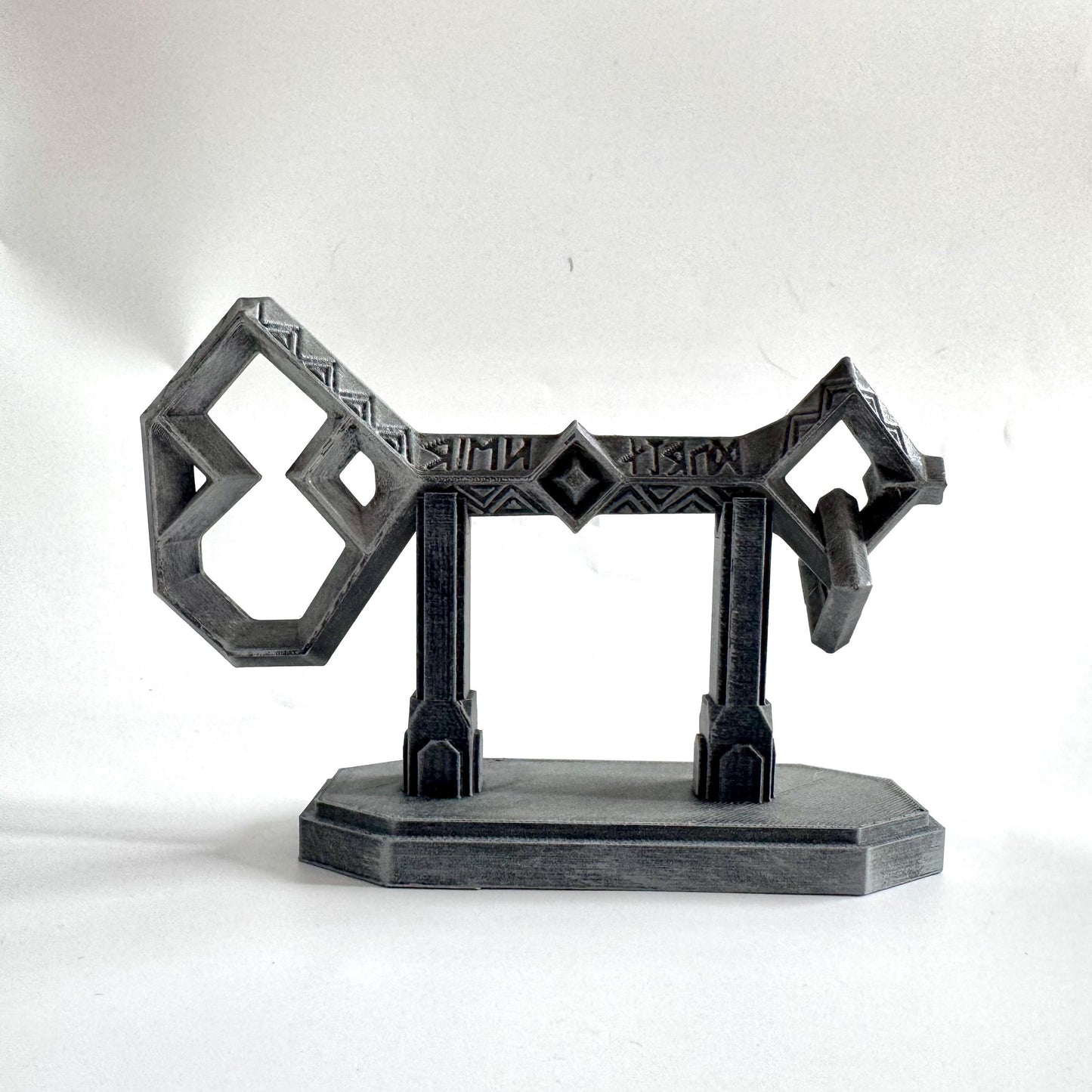 Glowing Key to Erebor | 3D Printed | Fluorescent Paint | Hobbit & Lord of the Rings Inspired Collectible
