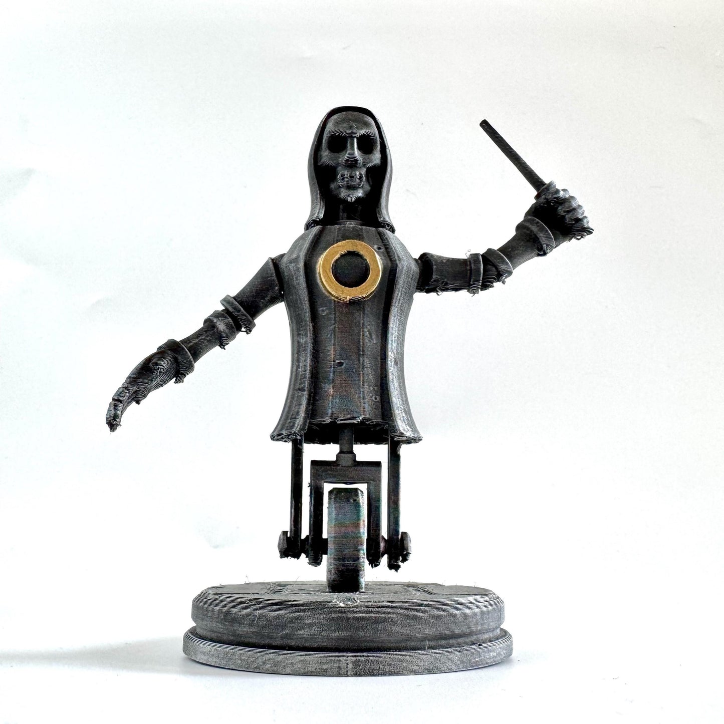 Death Eater Training Dummy | 3D Printed & Hand-Painted | Wizarding World-Inspired Decor | Dark Arts Collectible