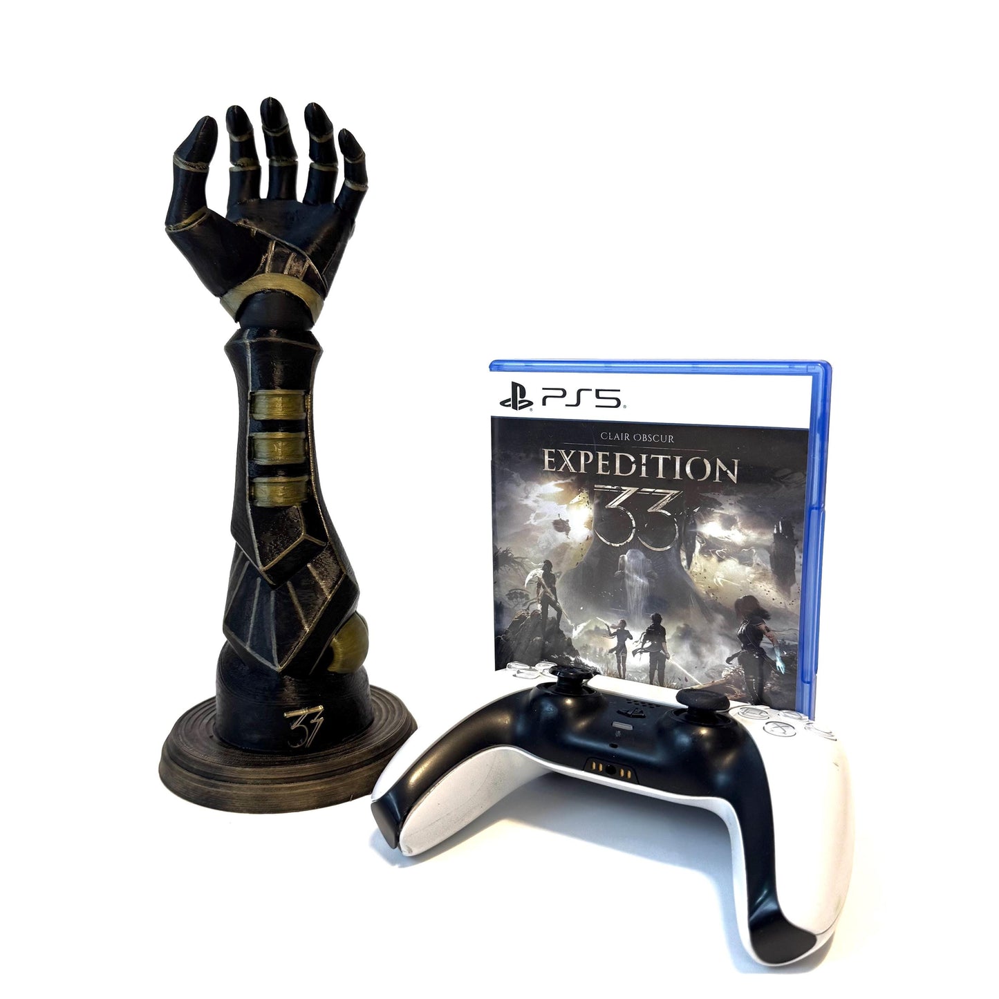 Proteza dłoni Gustave'a - Clair Obscur Expedition 33 - podstawka pod kontroler do PlayStation/Xbox Pad - Simon - Maelle