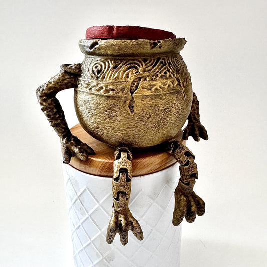 Alexander Pot - Dark Souls - Elden Ring - Iron Fist Pot - Warrior Jar - Souls Like Shelf Home Decore