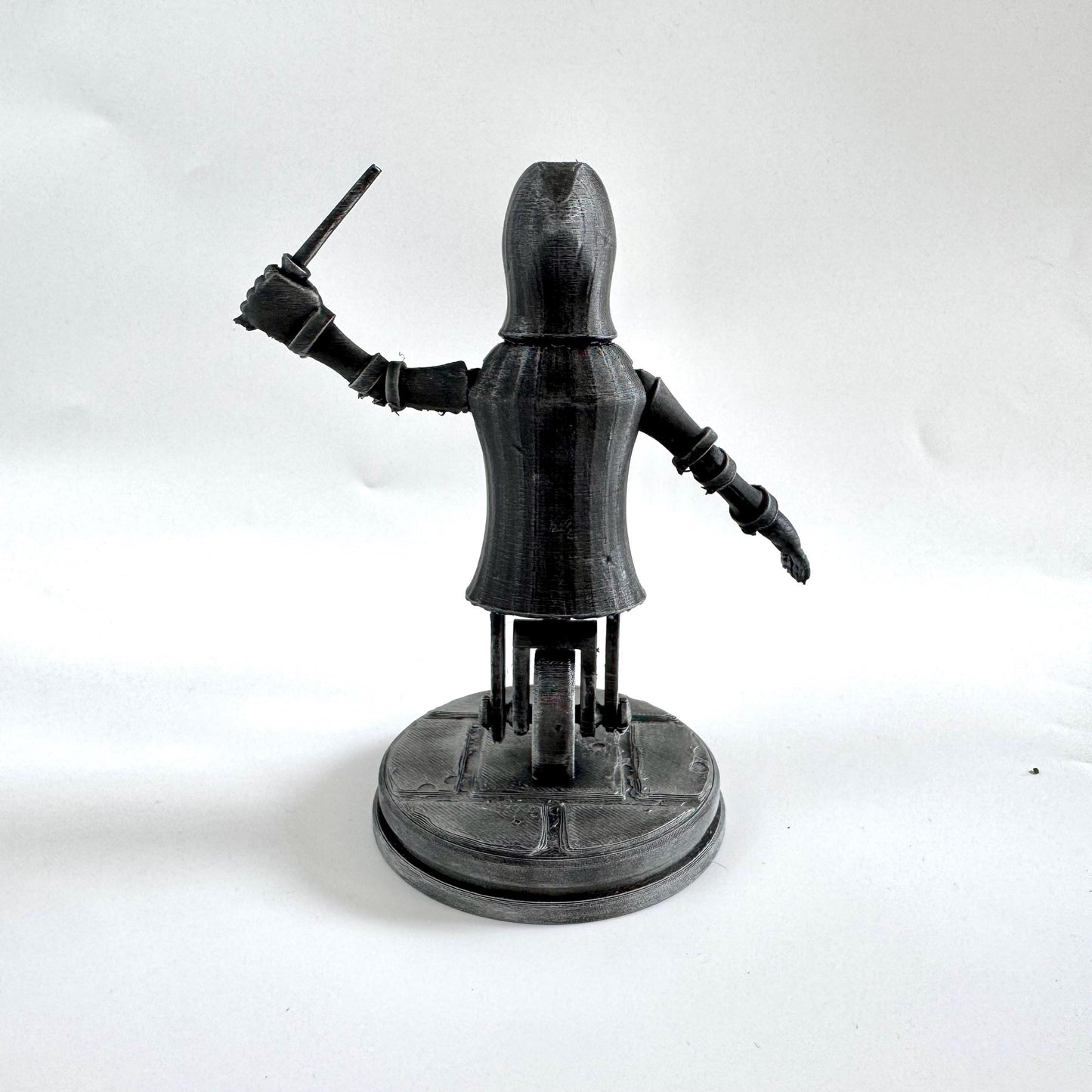 Death Eater Training Dummy | 3D Printed & Hand-Painted | Wizarding World-Inspired Decor | Dark Arts Collectible