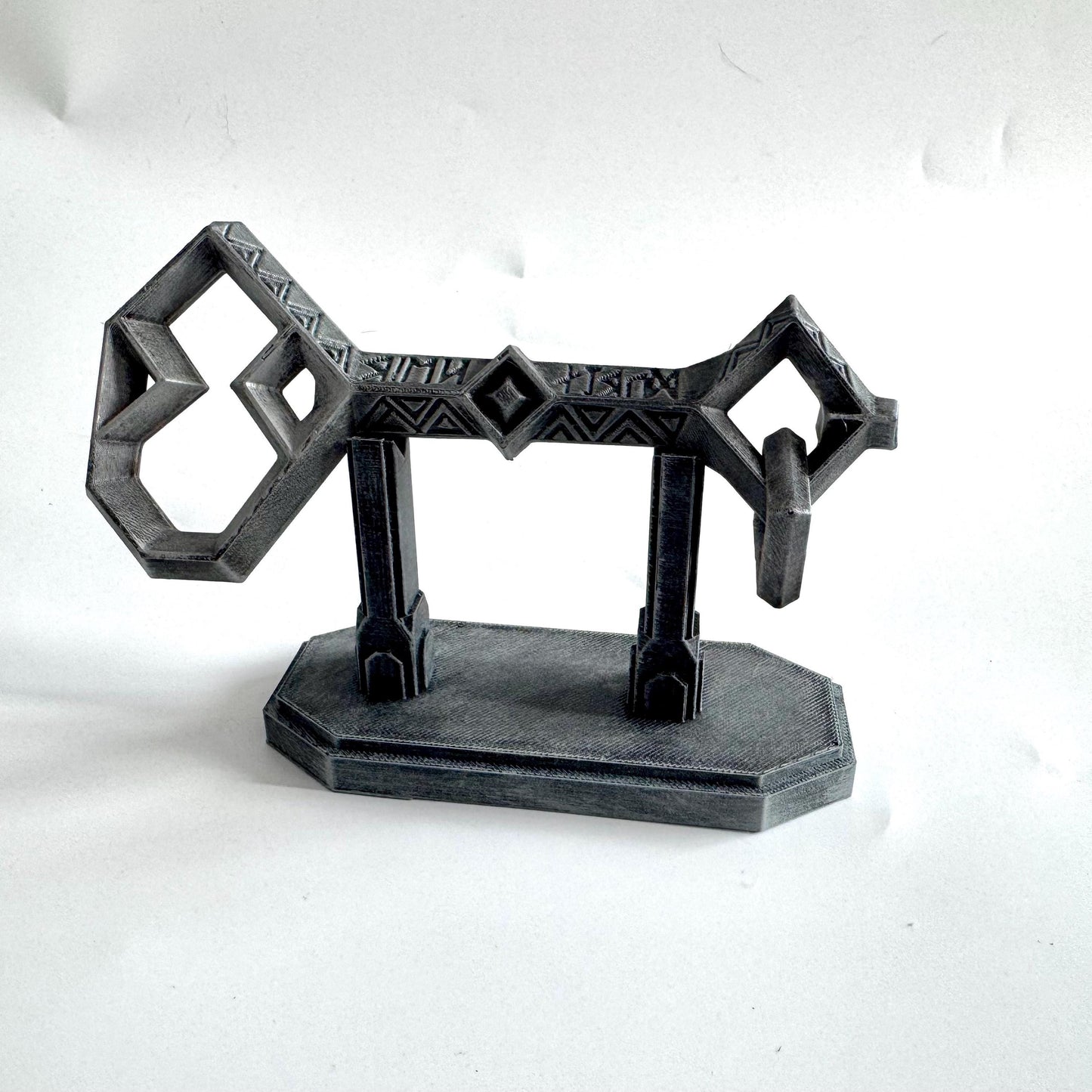 Glowing Key to Erebor | 3D Printed | Fluorescent Paint | Hobbit & Lord of the Rings Inspired Collectible