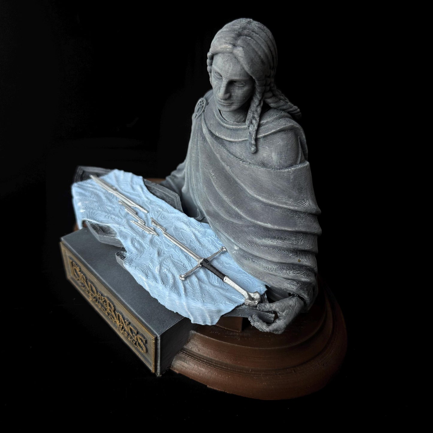 Hand-Painted Shards of Narsil Replica - Lord of the Rings Collectible