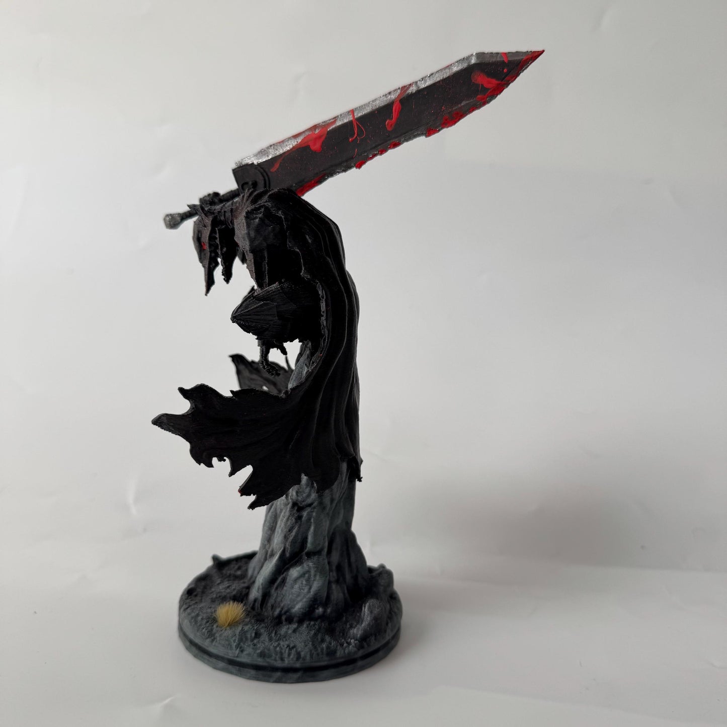 Berserk Guts Figurine from timeless anime - Giant Bloody Sword with Wolf Mask