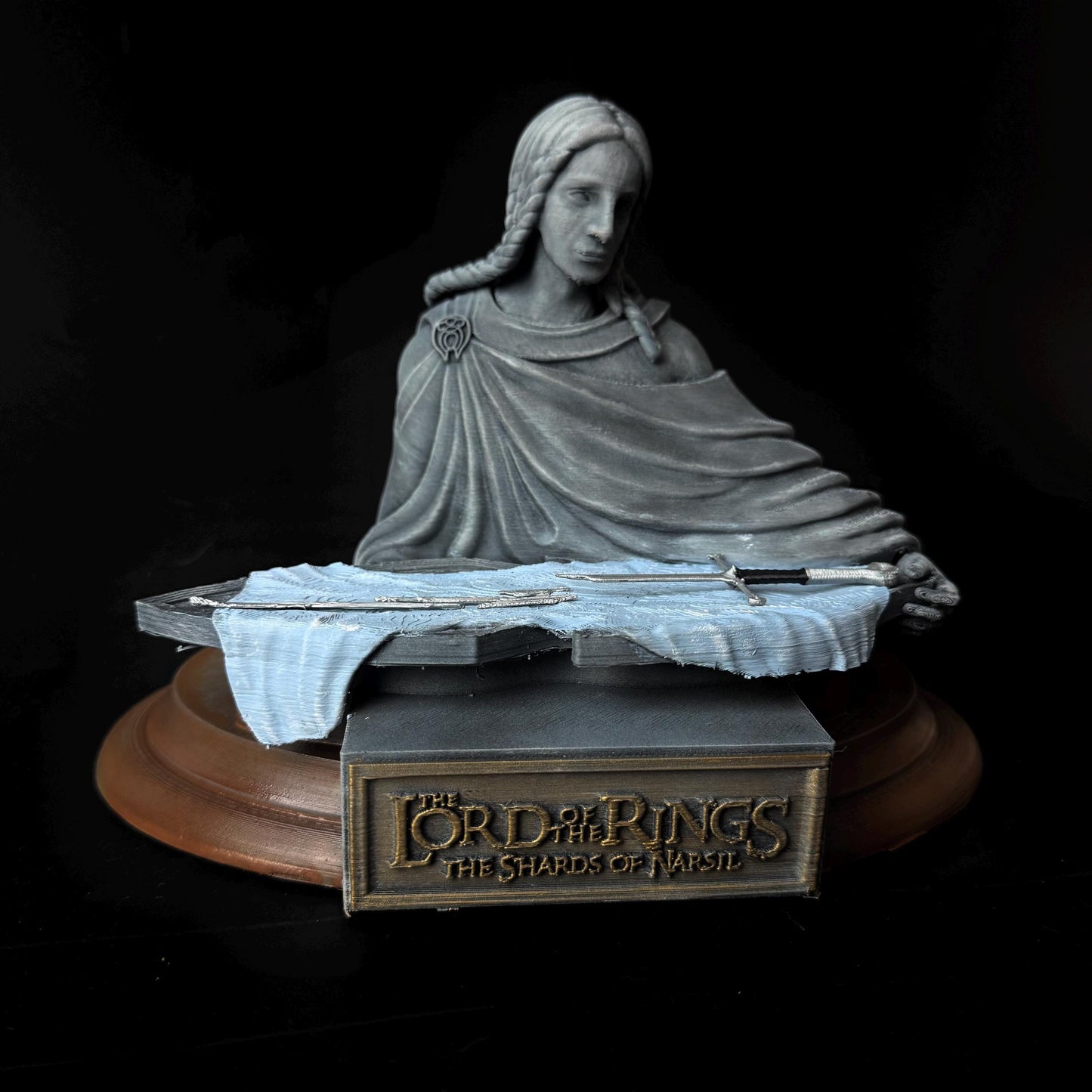 Hand-Painted Shards of Narsil Replica - Lord of the Rings Collectible