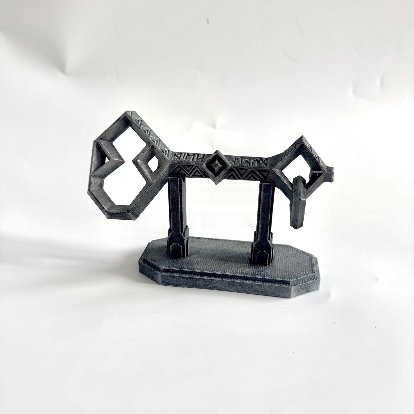Glowing Key to Erebor | 3D Printed | Fluorescent Paint | Hobbit & Lord of the Rings Inspired Collectible