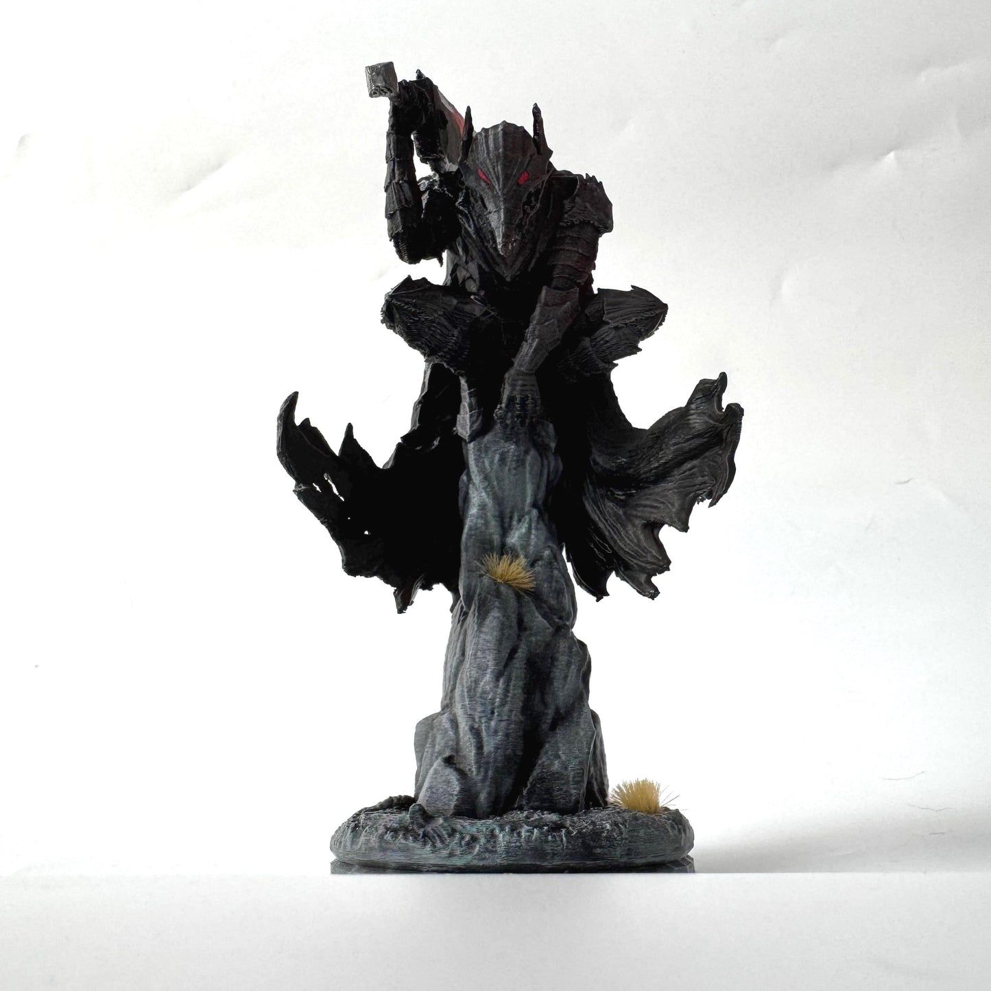 Berserk Guts Figurine from timeless anime - Giant Bloody Sword with Wolf Mask