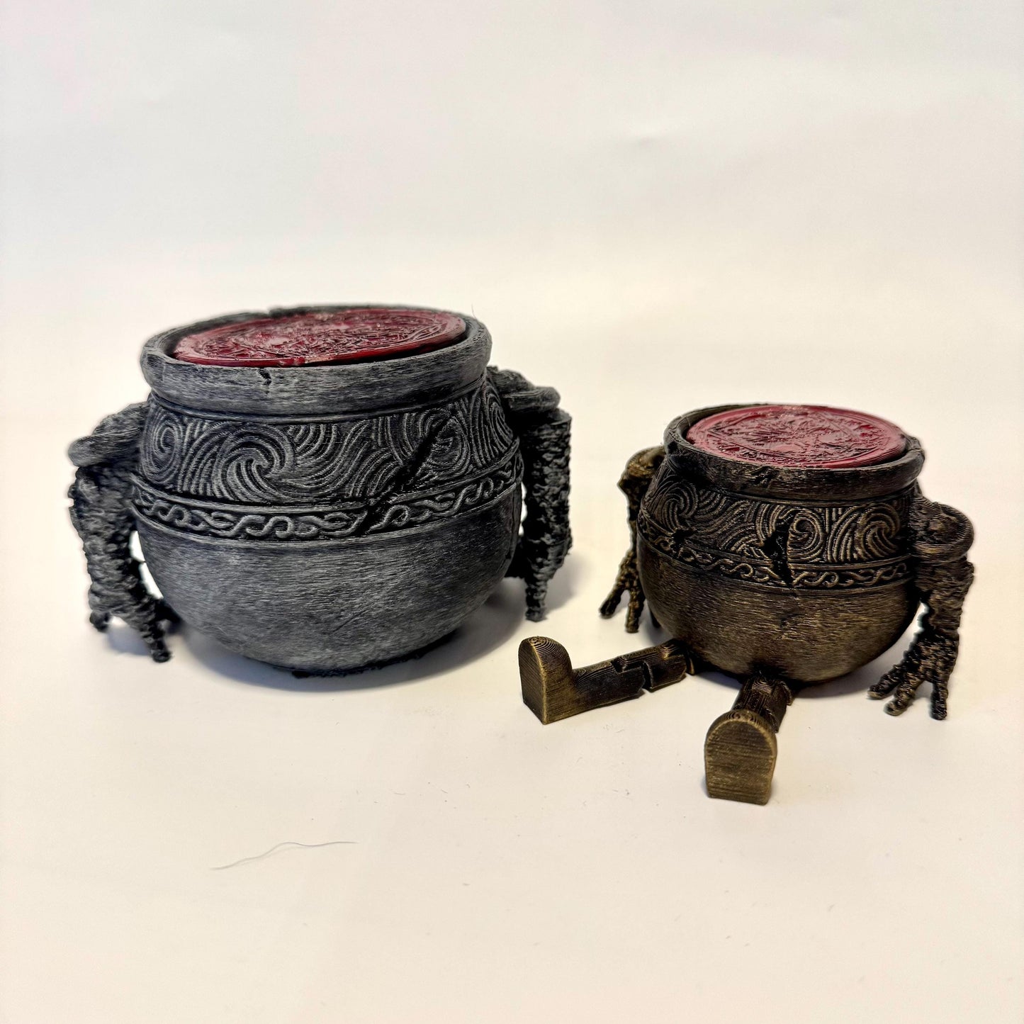 Alexander Pot Iron Fist Companion from Elden Ring with articulated legs.